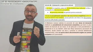 Ley 39/2015 - Procedimiento Administrativo 5a Parte - Iniciación del procedimiento