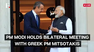 LIVE: India's PM Modi Holds Bilateral Meeting with Greek PM Mitsotakis at Hyderabad House