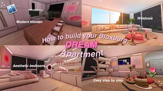 How To BUILD your DREAM BLOXBURG APARTMENT! *Super Easy* 🏙️