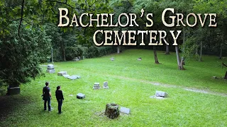 Haunted Cemetery: Ghost House, White Lady & Broken Tombs at Bachelor's Grove