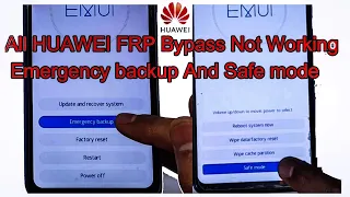 All Huawei 2020 Frp Unlock/Bypass Google Account Lock Android  9 Android 10 EMUI 9.1.0 TO EMUI 10.1