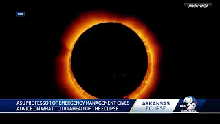 Arkansas: Prepare for the solar eclipse like it was a snowstorm, professor says