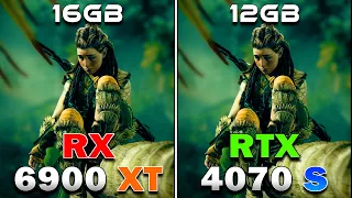 RTX 4070 SUPER 12GB vs RX 6900 XT 16GB | PC Gameplay Tested