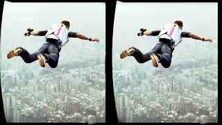 3D  BASE Jumping - VR Virtual Reality Vídeo Google Cardboard VR Box