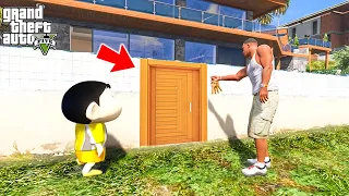 Shinchan and Franklin Found Secret Bunker Near Franklin's Backyard in GTA 5!