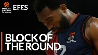 Efes Block of the Round: Darrun Hilliard, KIROLBET Baskonia Vitoria-Gasteiz