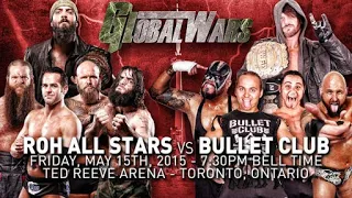 Bullet Club vs Team ROH Global Wars 2015 Highlights HD