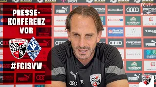 FC Ingolstadt 04 vs. SV Waldhof Mannheim: Schanzer Pressekonferenz mit Rüdiger Rehm