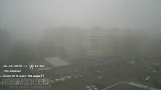 Timelapse 26-12-2019 - Новомосковск, Украина