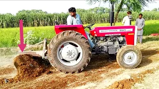 New Massey Ferguson 260 Turbo tractor with back blade