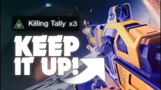 How you can reload while still keeping your Killing Tally stacks.