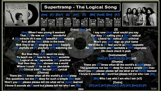 Supertramp - The Logical Song [Jam Track] [Guitar Chords & Lyrics]