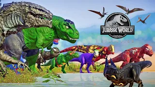 Super Heroes Mod Pack Complication in Jurassic World Evolution - Biggest Theropod Dinosaurs Mods
