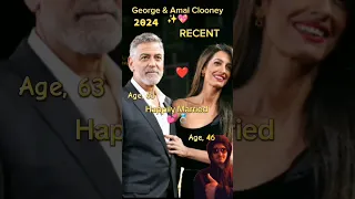 George Clooney & Amal Clooney ✨💕🥀 loved 10+ years #georgeclooney #antesedepois #beforeandafter