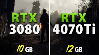 RTX 3080 vs RTX 4070 Ti // Test in 11 Games |  1440p