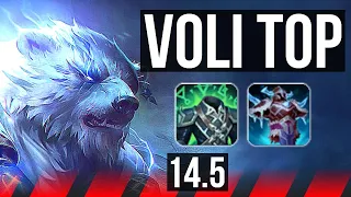 VOLIBEAR vs ILLAOI (TOP) | Comeback, 400+ games | KR Master | 14.5