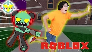 RYAN'S DADDY ESCAPING THE ZOMBIE ASYLUM OBBY IN ROBLOX ! Let's Play