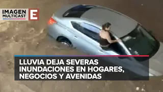 Puerto Vallarta bajo el agua por el desbordamiento de arroyos