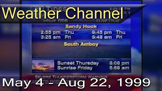 The Weather Channel - May 4 to Aug 22, 1999