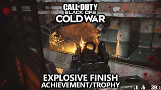 Call of Duty Cold War - Explosive Finish Achievement/Trophy - 12 Kills from Barrels on Server Lift