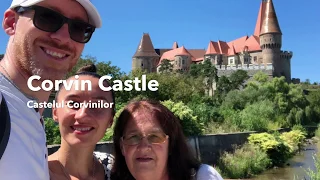 Visiting Corvin Castle in Transylvania, Romania where Dracula (Vlad Tepes) was prisoner seven years.