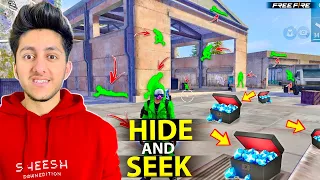 Playing Hide And Seek On Mill Finding These Noob Hackers 😂 In Free Fire