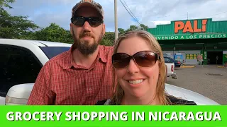 GROCERY SHOPPING IN NICARAGUA |  Shop for groceries in SAN JUAN del SUR @ local shops & markets