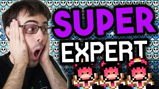 Seanhip2 helps me solve a 1-screen puzzle (+ hot garbo deluxe) // Mario Maker Super Expert #26