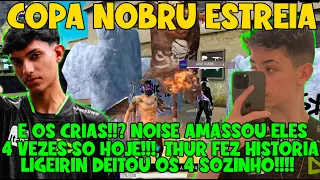 E OS CRIAS ?? LOUD AMASSOU ELES 4 VEZES HOJE, SÓ LIGEIRIN LEVOU OS 4 SOZINHO!! - COPA NOBRU ESTREIA