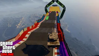 Gta 5 Online ქართულად. რბოლა Mega Ramp ყველაფრით რბოლა 😂