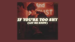 the 1975 // if you're too shy (let me know) lyric video