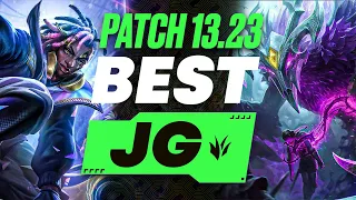 The BEST Junglers For All Ranks On Patch 13.23! RIP J4! | Season 13 Jg Tier List League of Legends