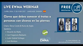 EWMA Webinar: Claves que debes conocer si tratas a personas con úlceras en las piernas