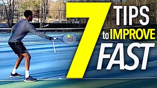 7 Beginner Tennis Tips To Help You Improve FAST!