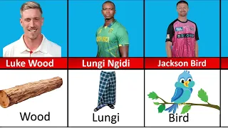 Most Funny & Weird Names of Cricketer's