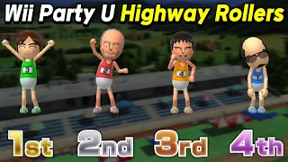 Highway Rollers Showdown: Snoopy vs Jesus vs Marit vs Dunbar | Wii Party U With Alexgaming