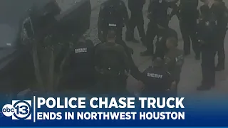 Man leads police on chase in northwest Houston
