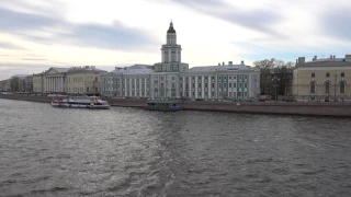 Views of St. Issac's Cathedral & Across the Neva River in Saint Petersburg, Russia