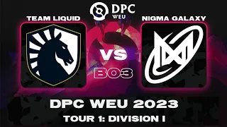 🔴Liquid vs Nigma Galaxy | DPC WEU 2023 Winter Tour