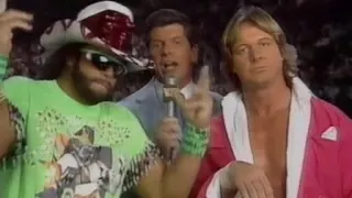 Roddy Piper, Macho Man and Vince McMahon Superstars Intro (11-09-1991)