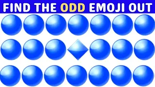 HOW GOOD ARE YOUR EYES #2 | Find The Odd Emoji Out | Emoji Puzzle Quiz