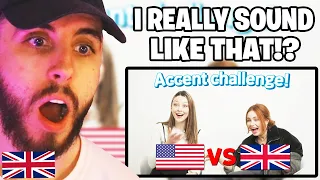 Brit Reacts to British and American Compare Accents For The First Time!