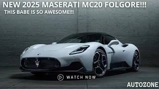 2025 MASERATI MC20 FOLGORE!!!(Information,Review,Performance)