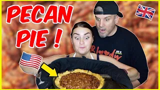 Brits Try To Make [PECAN PIE] For The First Time!
