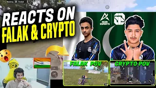 GODL ZGOD🇮🇳 REACTS ON CRYPTO🇵🇰 VS 4MV🇲🇳 🔥 &  REACTS ON AGONxi8 FALAK🇵🇰 😍 GODL ZGOD | PUBG 👌🔥