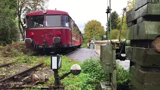 Örtliche Einweisung am Schrankenposten Herbede