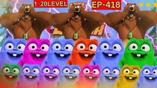 Lemmings Launch Grizzy Shot Gameplay - Lemmings VS Grizzy Gameplay - Lemmings Launch Ep-418