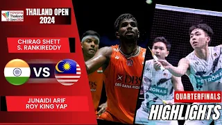 Rankireddy/Shetty (IND) vs Arif/Yap (MAS) - QF | Thailand Open 2024