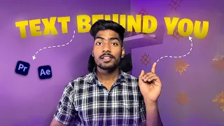 How To Add Text Behind Moving Objects in Premiere Pro | VisualFX Basics