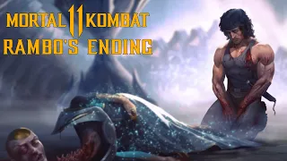 Mortal Kombat 11 Rambo Ending and Final Fight MK11 Ultimate